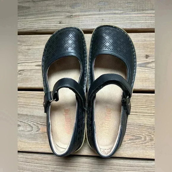 Alegria Belle Fresh Black Mary Jane Women’s Comfort Shoes Sz 37/ 7-7.5 - Picture 1 of 9